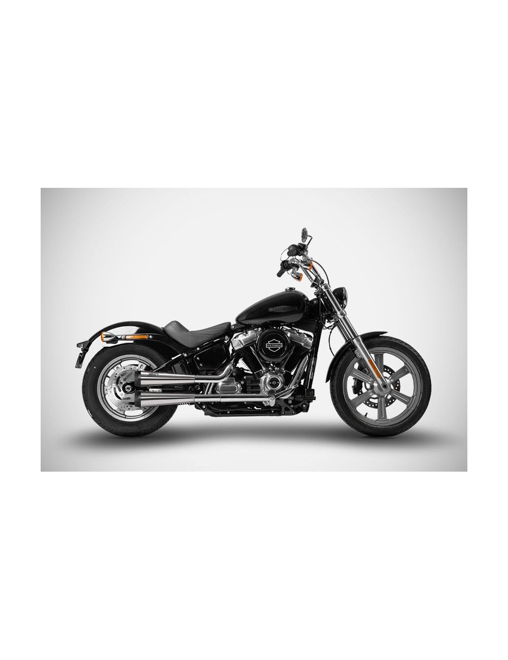 Scarico Softail Standard ALU Slip-Ons (17-24) Silenziatori Inox Harley-Davidson Zard