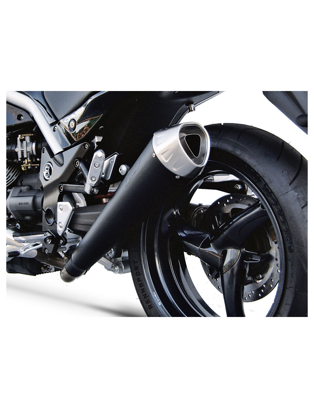 Moto Guzzi Griso 05-16 Slip-On Conico Silenziatore Omologato Racing