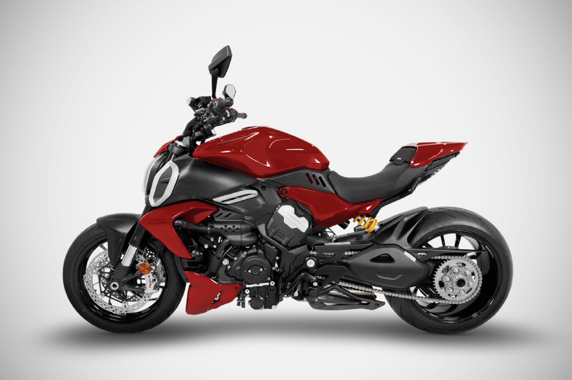 DIAVEL V4 Exhaust 2023 SLIP-ON KIT Innovative ZARD