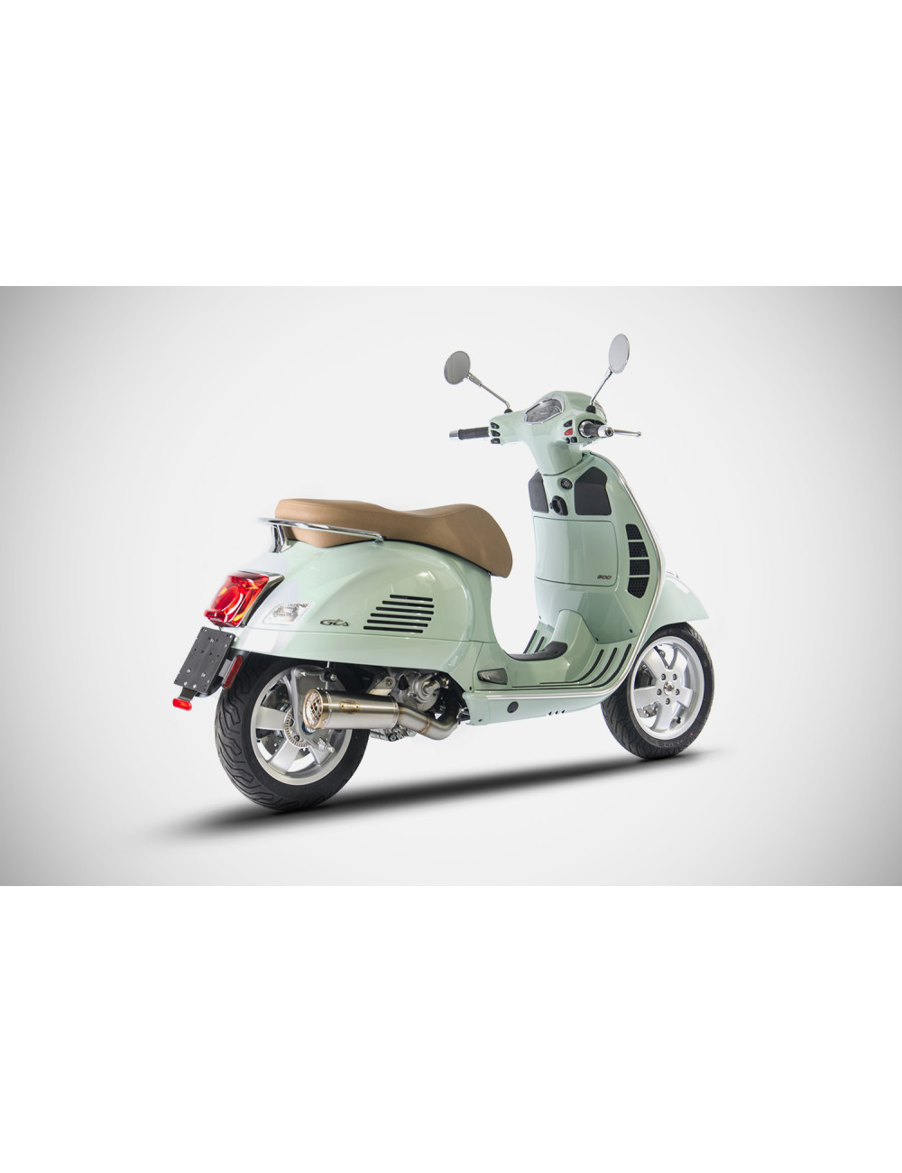 VESPA GTS 30 Stainless Steel Silencer with Removable DB-Killer