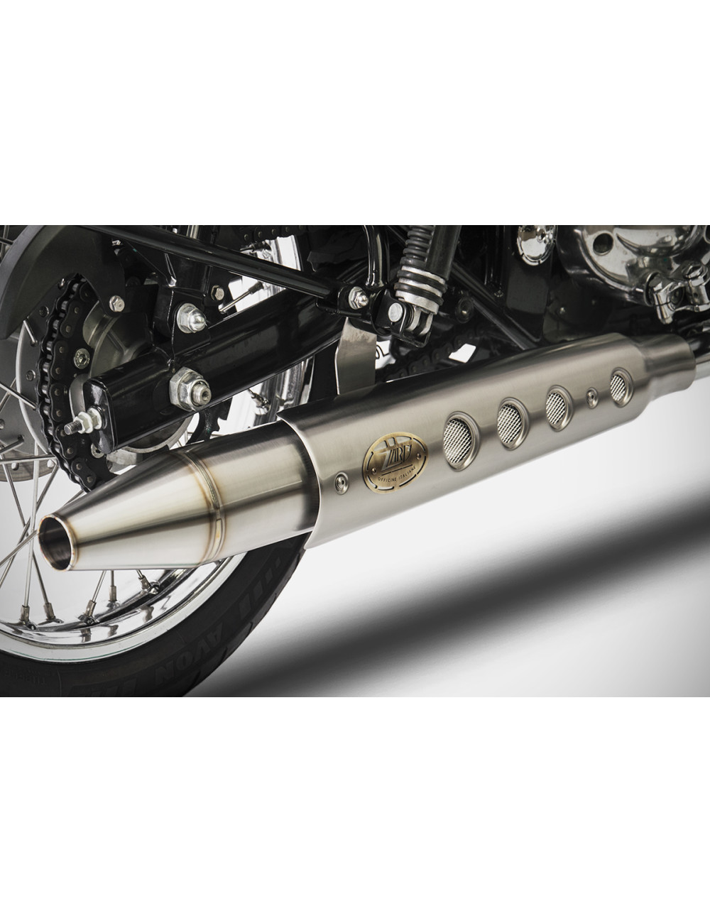 Royal Enfield Classic 500 17 20 Slip-On Inox Omologato Euro 4 e Racing