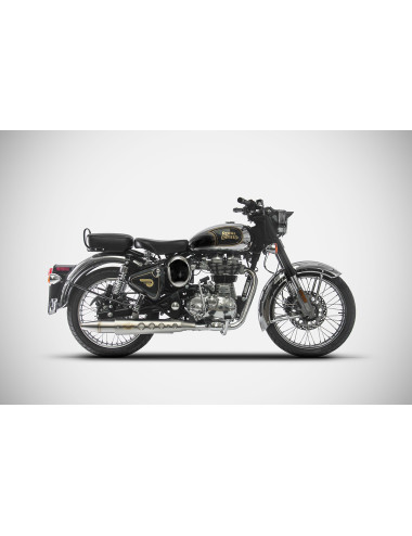 Royal Enfield Classic 500 17-20 Slip-On Stainless Steel Euro 4 and Racing Approved