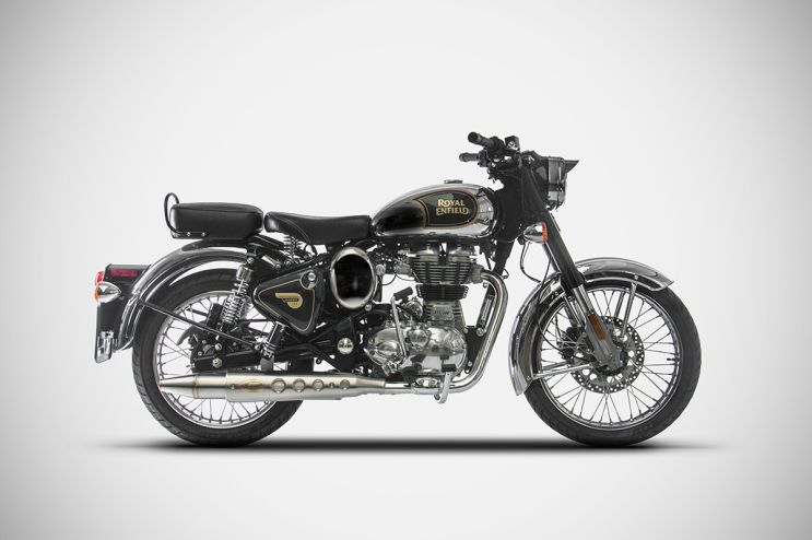 Royal Enfield Classic 500 17-20 Slip-On Inox Omologato Euro 4 Racing