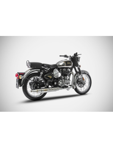 Royal Enfield Classic 500 17-20 Slip-On Stainless Steel Euro 4 Racing Approved