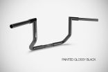 Grand American Touring (2024-2025) Bat 12” Inches Handlebar Harley Zard Steel Glossy Black