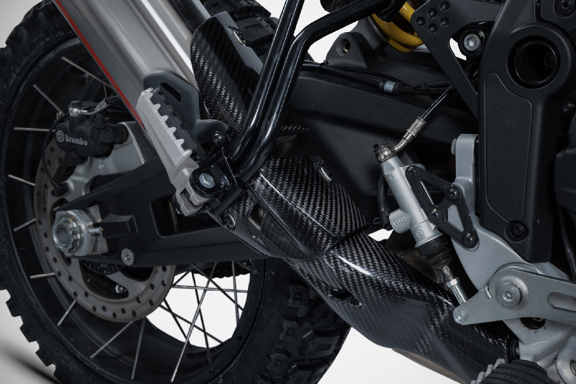 Ducati Desert exhaust Sand Slip-On ZARD