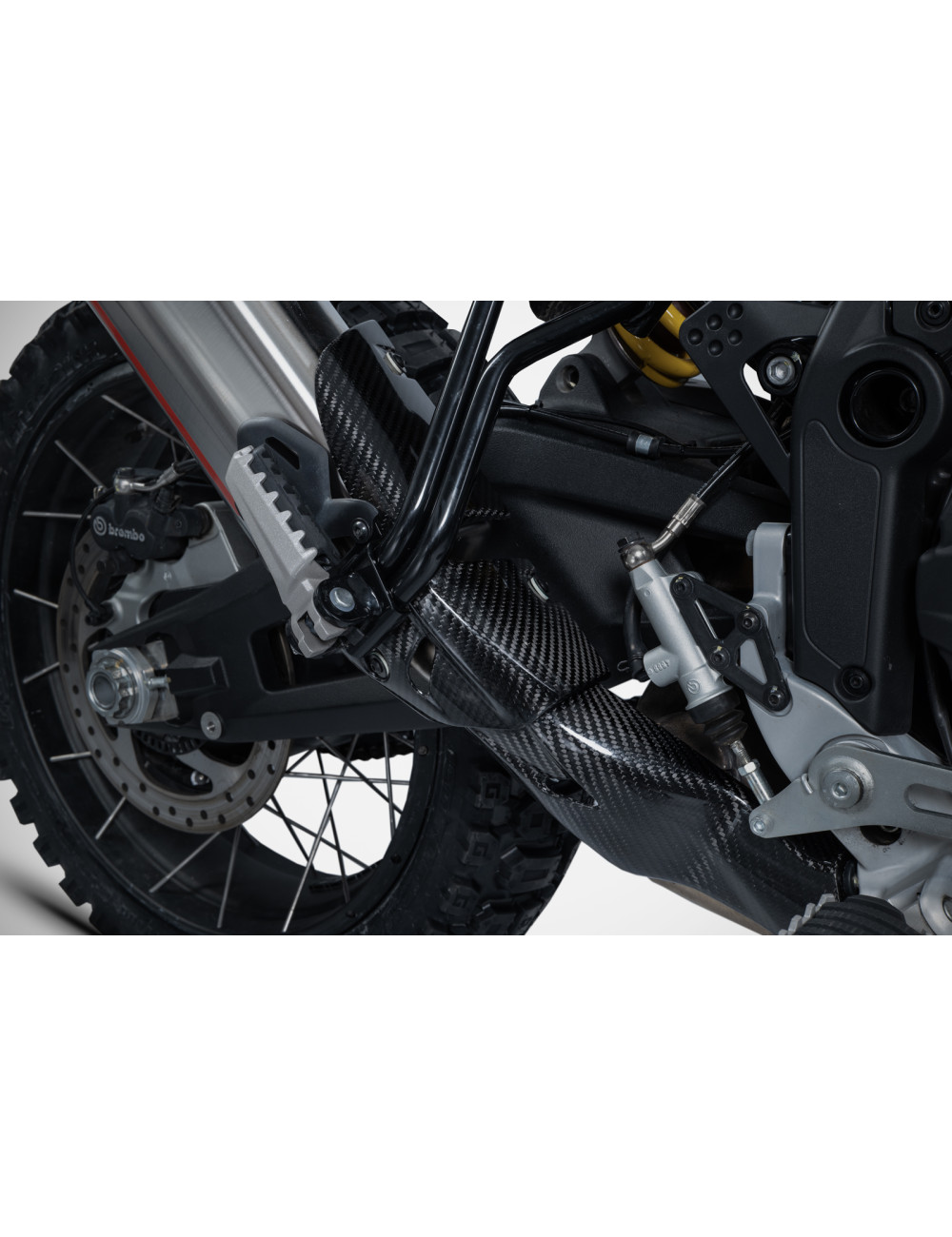 Ducati Desert exhaust Sand Slip-On ZARD