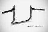 Grand American Touring (2022-2023)  Bull 12” Pollici Handlebar Harley-Davidson Acciaio Nero Lucido