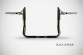 Grand American Touring (2022-2023)  Bull 12” Pollici Handlebar Harley-Davidson Zard Acciaio Nero Cromato Nero