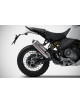 Ducati Desert exhaust Sand Slip-On ZARD Inox