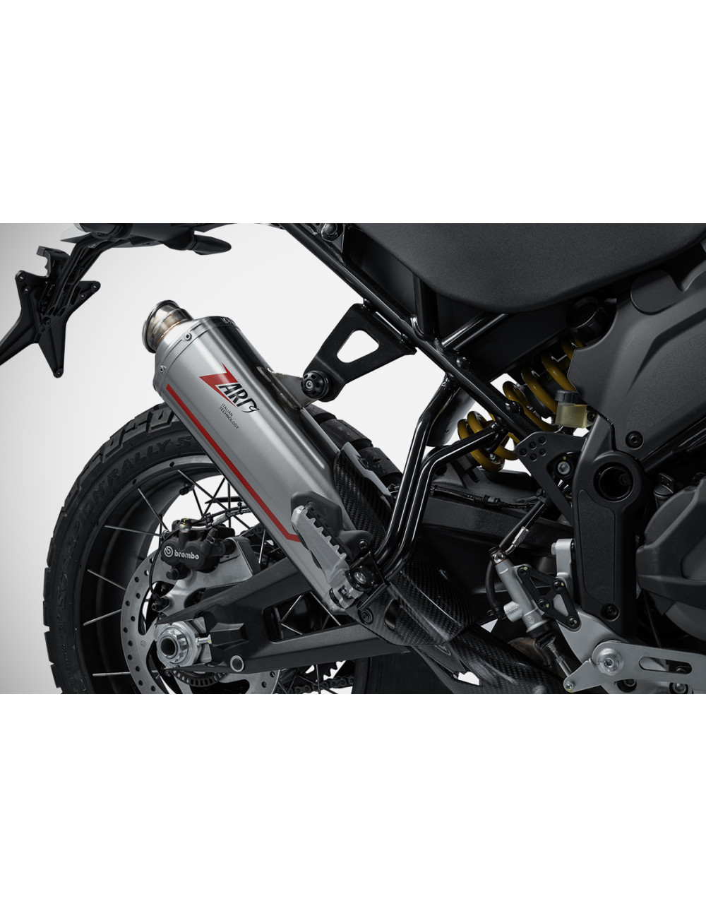 Ducati Desert exhaust Sand Slip-On ZARD Racing