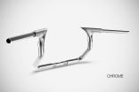 Touring Manubri (2006-2021) Eagle 10” Pollici Handlebar Harley Zard Acciaio Cromato