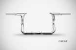 Touring Manubri (2006-2021) Eagle 10” Pollici Handlebar Harley-Davidson Zard Acciaio Cromato