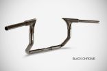 Touring Manubri (2006-2021) Eagle 10” Pollici Handlebar Harley Zard Acciaio Cromato Nero