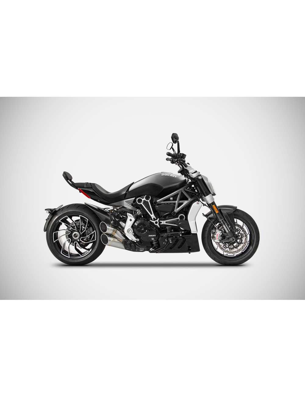 Scarico XDIAVEL 16-20 SLIP-ON KIT ZARD Acciaio Inox