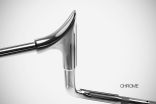 Grand American Touring Manubri (2022-2023) Bull 10” Pollici Handlebar Harley Zard Acciaio Cromato