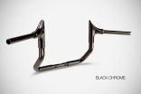 Grand American Touring Manubri (2022-2023) Bull 10” Pollici Handlebar Harley-Davidson Zard Acciaio Cromato Nero