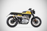Royal Enfield Continental GT 650 19-24 FULL KIT Silenziatore in Acciaio Inox Aisi 304 Satinato