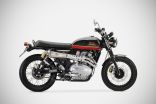 Royal Enfield Interceptor 650 21-24 FULL KIT Silenziatore in Acciaio Inox Aisi 304 Satinato Zard