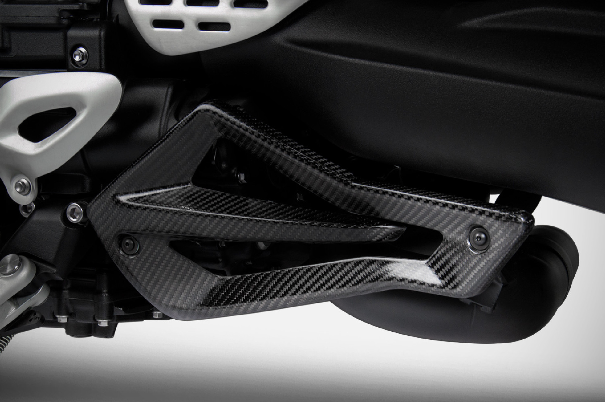 Triumph Rocket 3 Storm 24-25 SLIP-ON KIT Silenziatore in Acciaio Inox Aisi 304 Nero Cerakote Zard