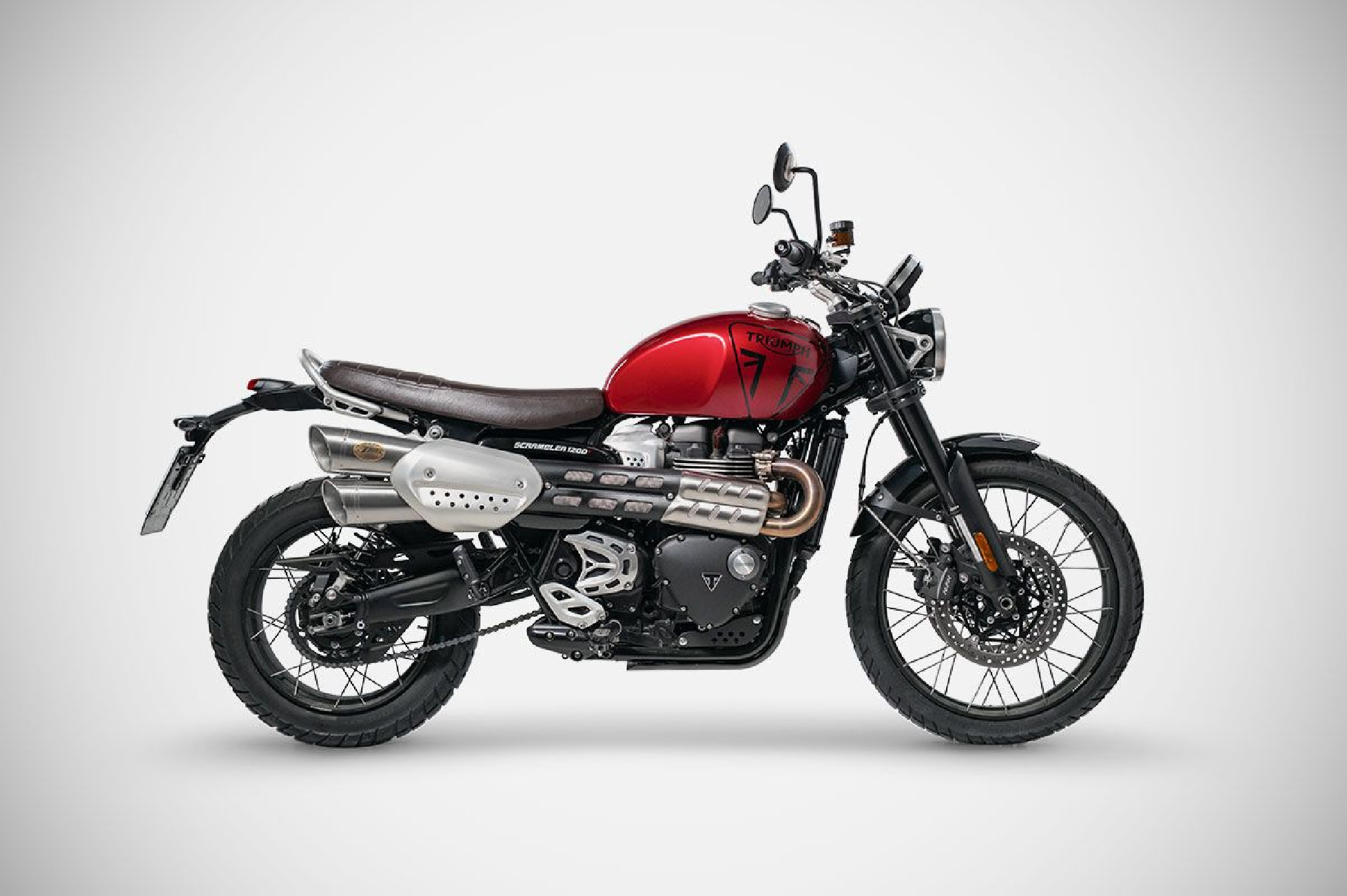 Triumph Scrambler 1200 Slip-Ons 24-25 Acciaio Inox AISI 304 E5+ ZARD