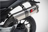 Moto Guzzi V85 TT 2025 Slip-On Silenziatore Inox Titanio Racing Zard