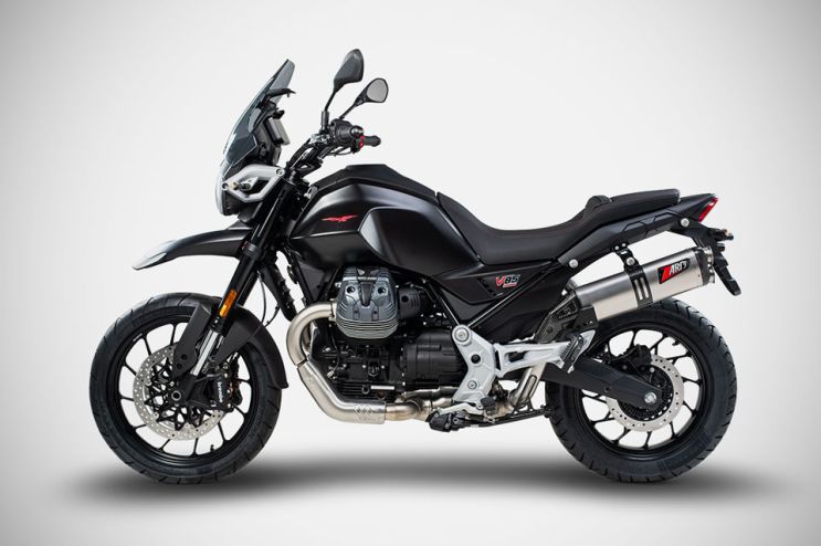 V85 TT Exhaust Guzzi Slip On 2025 Racing E5+ Zard