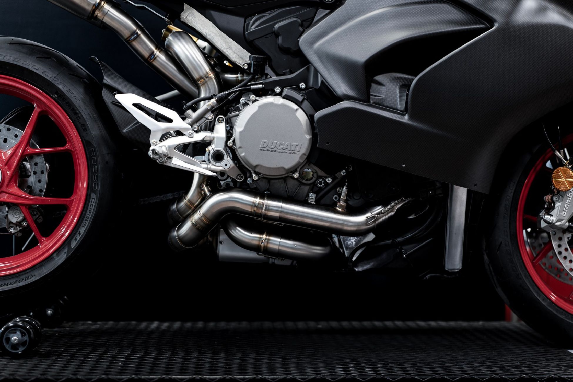 Panigale v2 Ducati exhaust ZARD Exhaust Titanium Stainless Steel