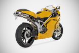 Ducati 749 shallow sump double seat full kit stainless steel AISI 304 2003 - 2006 Zard