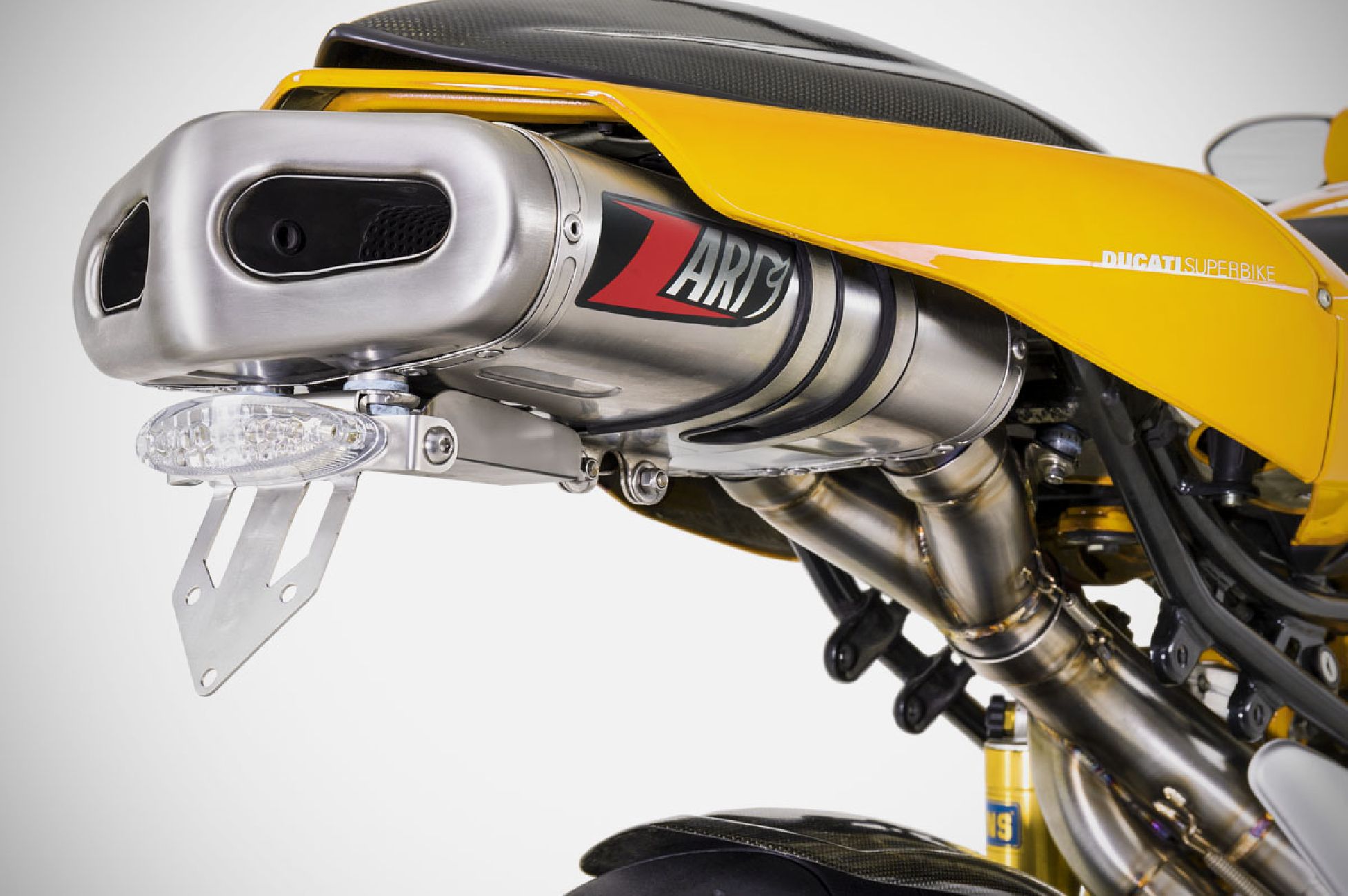 Ducati 749 shallow sump double seat full kit stainless steel 2003 - 2006 Zard