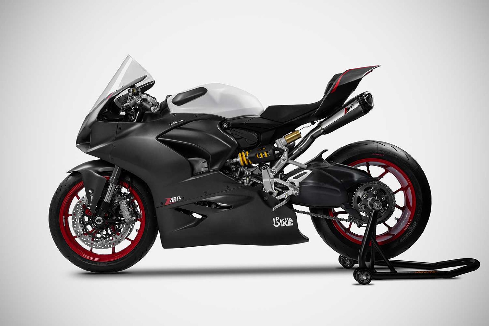 Panigale v2 Ducati exhaust ZARD Exhaust Full-Kit Titanium and Stainless Steel