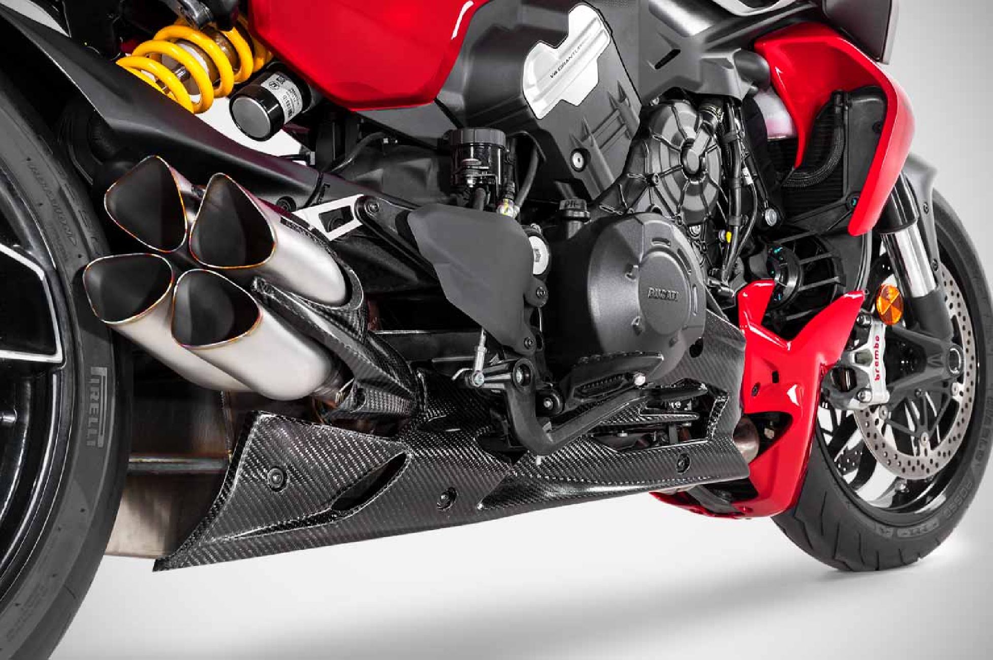 Scarico DIAVEL V4 2023 - 2024 SLIP-ON KIT racing ZARD PREDATOR acciaio inox