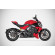 Scarico DIAVEL V4 2023 - 2024 SLIP-ON KIT racing ZARD PREDATOR acciaio inox aisi 304 fibra di carbonio