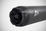 Harley-Davidson Low Rider ST - 2025 sistema di scarico silenziatore slip-on acciaio inox AISI 304 Nero Zard omologato E5+
