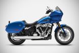 Harley-Davidson Low Rider ST - 2025 sistema di scarico silenziatore slip-on acciaio inox AISI 304 Lucidato Zard omologato E5+