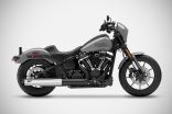 Harley-Davidson Low Rider S - 2025 slip-on exhaust AISI 304 Stainless Steel Polished Homologated E5+ Street Legal Zard