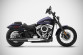 Harley-Davidson Street Bob - 25-26 sistema di scarico silenziatore slip-on acciaio inox AISI 304 Lucidato Zard omologato E5+