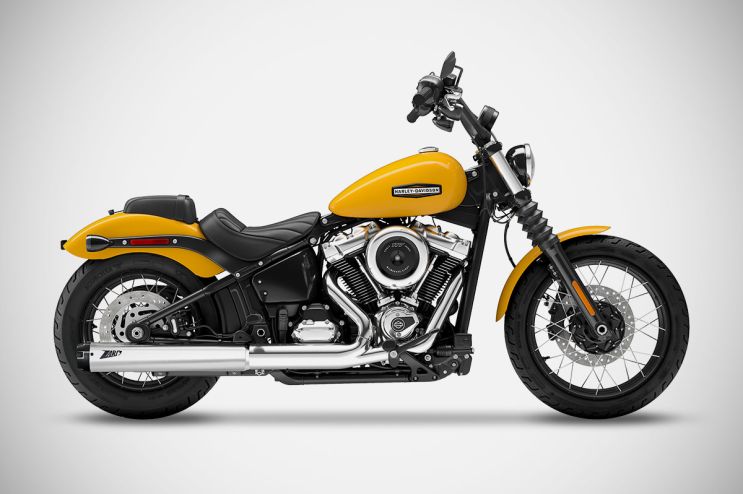Harley-Davidson Street Bob - 2025 sistema di scarico silenziatore slip-on acciaio inox AISI 304 Zard omologato E5+
