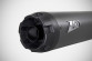 Harley-Davidson Heritage Classic - 25-26 slip-on exhaust Stainless Steel Black Cerakote Homologated E5+ Street Legal Zard