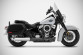 Harley-Davidson Heritage Classic - 25-26 slip-on exhaust AISI 304 Stainless Steel Polished Homologated E5+ Street Legal Zard