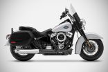 Harley-Davidson Heritage Classic - 2025 sistema di scarico silenziatore slip-on acciaio inox AISI 304 Zard omologato E5+