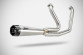 Harley-Davidson Low Rider ST - 25-26 sistema di scarico silenziatore full kit acciaio inox AISI 304 satinato Zard E5+