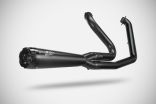 Harley-Davidson Low Rider ST - 2025 sistema di scarico silenziatore full kit acciaio nero cerakote Zard racing E5+
