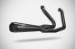 Harley-Davidson Street Bob - 25-26 full kit exhaust AISI 304 Stainless Steel black cerakote racing Zard