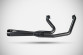 Harley-Davidson Street Bob - 25-26 sistema di scarico silenziatore full kit acciaio inox AISI 304 nero cerakote Zard racing E5+
