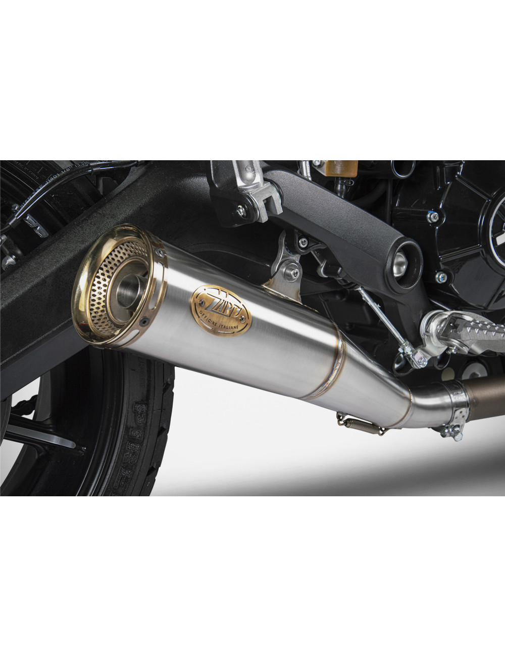 Slip-On Zuma per Ducati Scrambler 800 21 22 - Silenziatore Zard