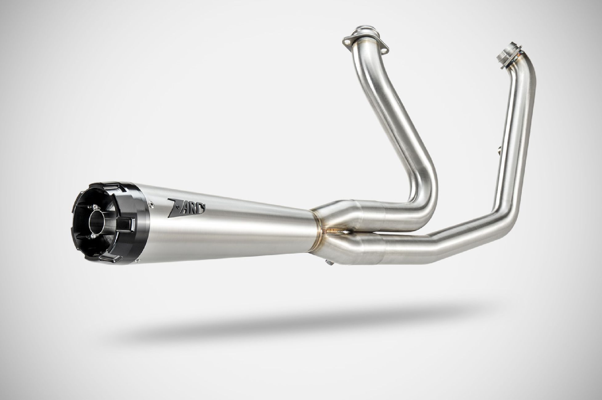 Harley-Davidson Heritage Classic - 2025 sistema di scarico silenziatore full kit acciaio inox AISI 304 satinato Zard E5+