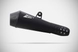 Royal Enfield Bear 650 - 2025 slip-on exhaust AISI 304 Stainless Steel Black  Homologated E5+ Street Legal Zard