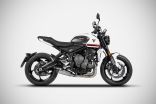 Titanium Zard Exhaust for Triumph Trident 660 – Installed