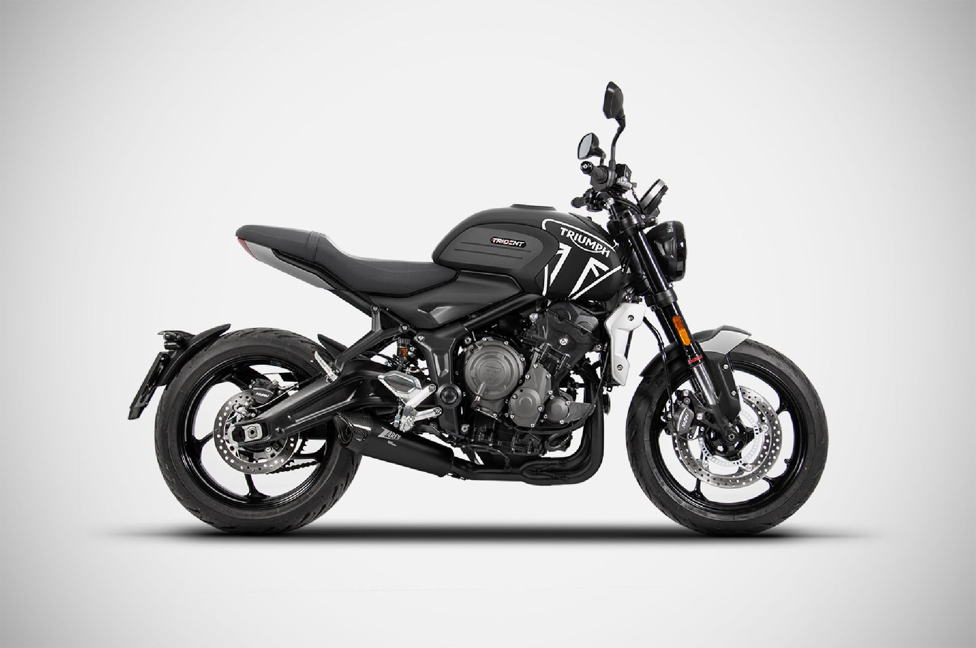 Scarico Triumph Trident 660 Full Kit Scarico ZARD Acciaio Inox o Titanio